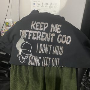 "Keep Me Different" Black Tee