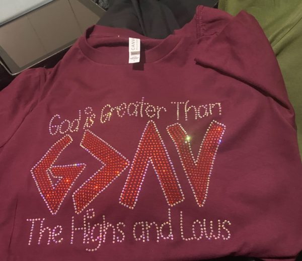 "Greater Than" Maroon Tee